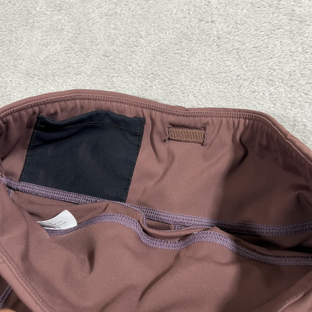 Vuori Stride Leggings Women XS Brown Running Performance Yoga Gym Training VW429 - Picture 8 of 11
